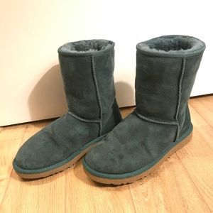 Ugg • dark green • mid height • Size 6.5